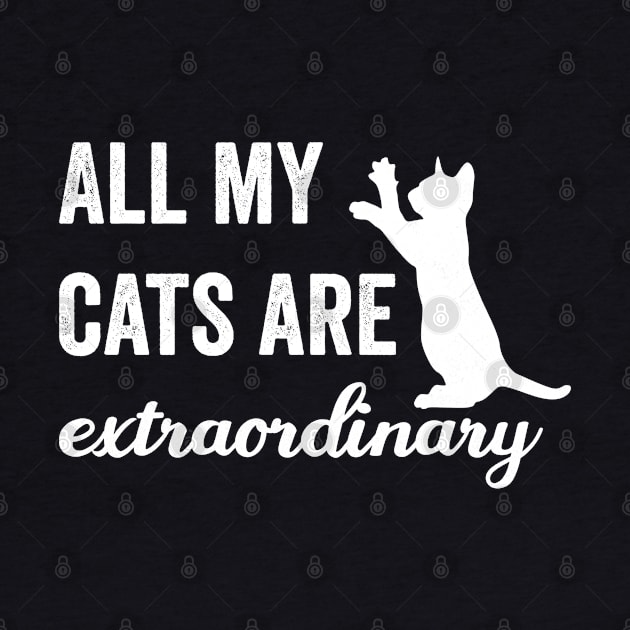 All My Cats Are Extraordinary by Miozoto_Design